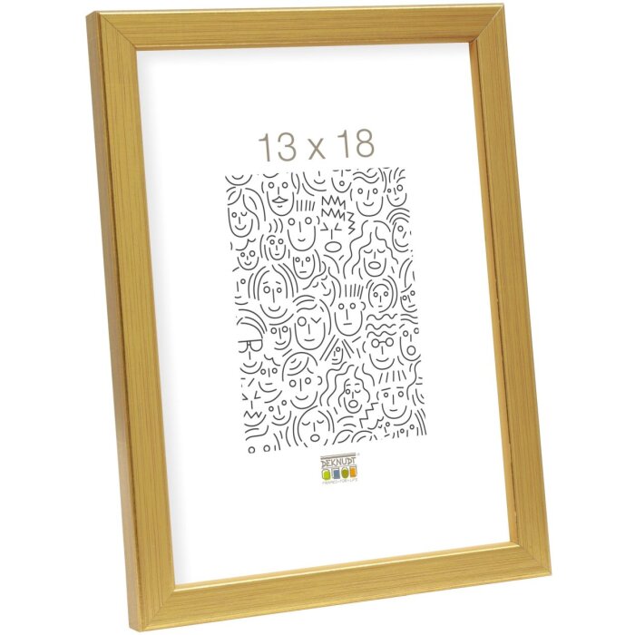 Cornice di legno S41J Deknudt 24x30 cm oro