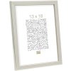 Cornice di legno S41J Deknudt 18x24 cm argento
