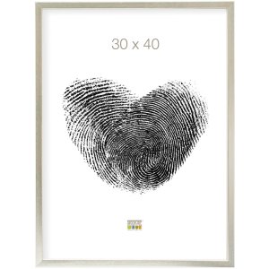 Cornice in legno S41J Deknudt 24x30 cm argento