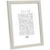Cornice in legno S41J Deknudt 24x30 cm argento