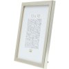Cornice in legno S41J Deknudt 24x30 cm argento