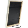 Cornice in legno S41J Deknudt 24x30 cm argento