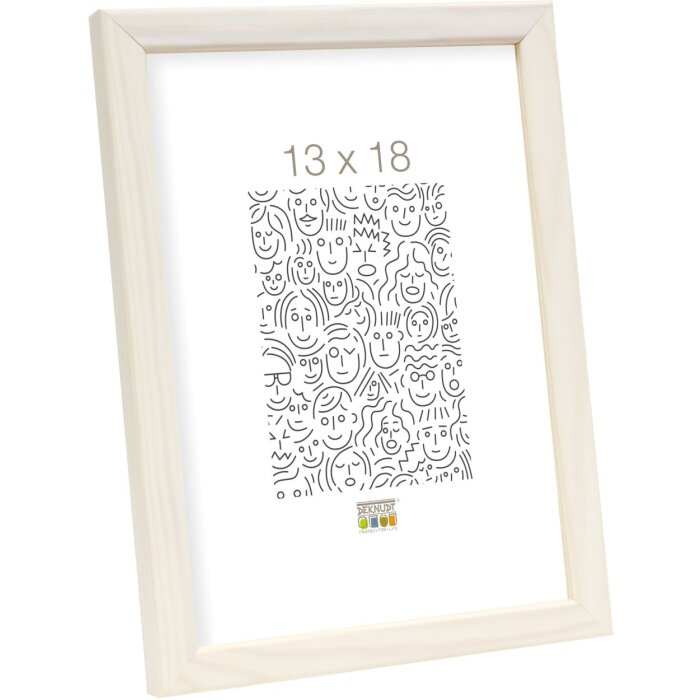 Cornice di legno S41J Deknudt 24x30 cm bianco