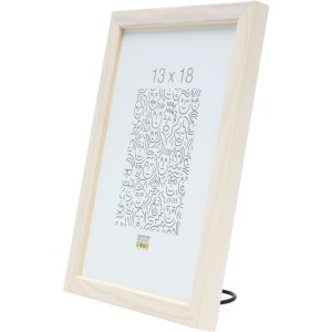 Cornice di legno S41J Deknudt 24x30 cm bianco