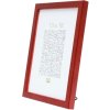 Cornice di legno S41J Deknudt 18x24 cm rosso
