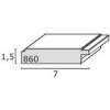 Cornice in legno nero 30,0 x30,0 cm S860F