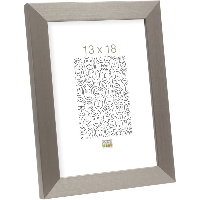 Cornice in plastica S41VD1 argento 13x13 cm