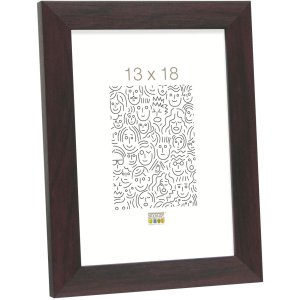 Cornice in plastica S41VH4 mogano 18x24 cm