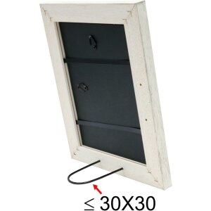 Telaio in legno S49B verniciato bianco 40x50 cm