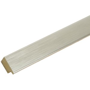 Cornice in plastica S41VD4 argento lucido 9x13 cm
