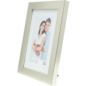 Cornice in plastica S41VD4 argento lucido 10x15 cm