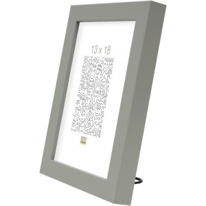 Cornice di legno S40R 10x15 cm grigio-beige