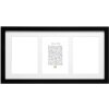 Cornice da galleria in legno Deknudt S66KA3 nero 3 foto 10x15 cm