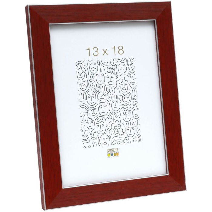 Cornice in plastica S41VK4 rosso 15x20 cm