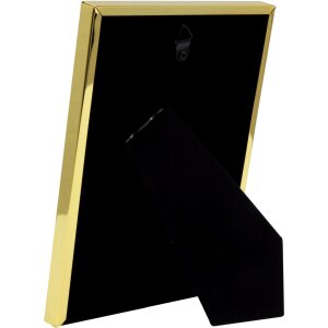 Cornice in metallo S58MS oro 10x15 cm striscia stretta