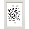 Cornice di legno S42L bianco 18x24 cm