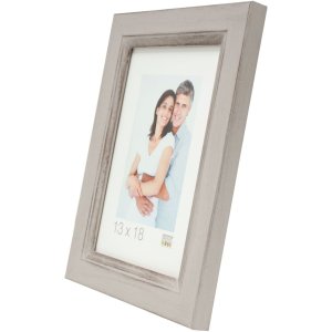 Cornice di legno S42L beige 13x13 cm