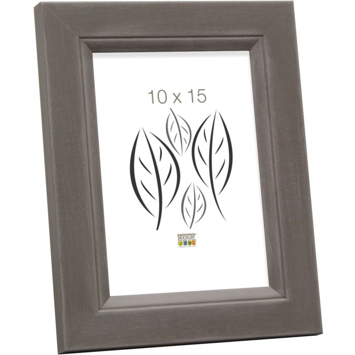 Cornice di legno S42L grigio 10x15 cm