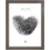 Cornice di legno S42L grigio 24x30 cm
