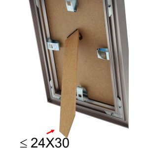 Cornice in alluminio S023 Tibbi 13x13 cm bronzo