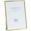 Cornice in metallo S58MS oro 15x20 cm striscia stretta