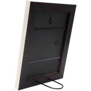 Cornice di legno S42L dipinta di bianco 13x18 cm