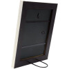Cornice di legno S42L dipinta di bianco 13x18 cm