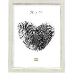 Telaio in legno S42L verniciato bianco 40x50 cm