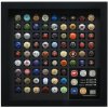 Cornice champagne nera 50x50 cm