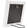 Cornice ecografica bianca 10x10 cm Inglese