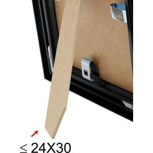 Telaio in alluminio S023 Tibbi 50x70 cm nero