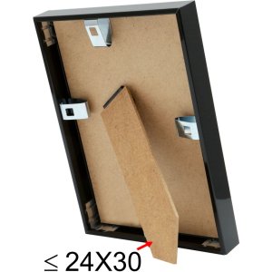 Telaio in alluminio S024 Maarii 21x29,7 cm nero