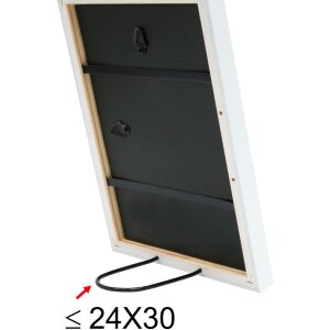 Cornice in legno verde-bianco 10,0 x15,0 cm S43AL