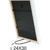 Cornice in legno verde-bianco 10,0 x15,0 cm S43AL