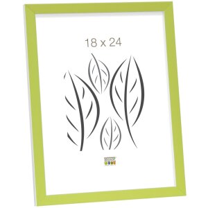 Cornice in legno verde-bianco 13,0 x13,0 cm S43AL