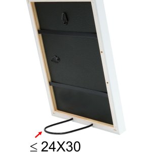 Cornice in legno grigio-bianco 15,0 x20,0 cm S43AL