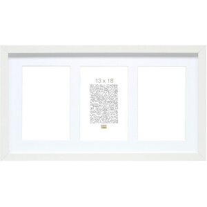 Deknudt Galleria Cornice S66KA6 Legno Bianco 3 Foto 10x15 cm