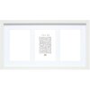 Deknudt Cornice S66KA6 Legno Bianco 3 Foto 15x20 cm (28x55 cm)