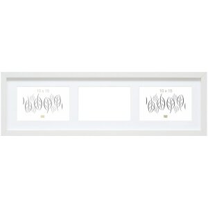 Cornice S66KC6 bianco 3 foto 13x18 cm
