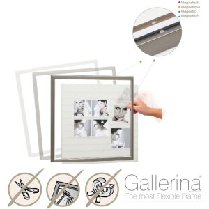 Gallerina in plastica S41V 40x70 cm struttura bianca