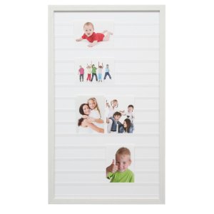 Gallerina in plastica S41V 40x70 cm struttura bianca