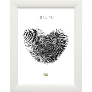 Cornice di legno S53G bianco 18x24 cm