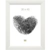Cornice di legno S53G bianco 18x24 cm