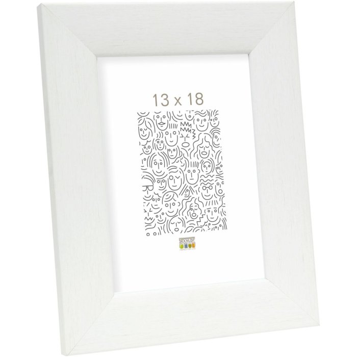 Cornice in legno S53G bianco 50x60 cm