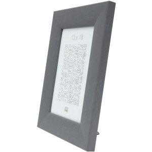 Cornice in legno S53G grigio 40x60 cm