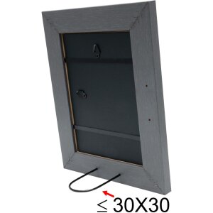 Cornice in legno S53G grigio 40x60 cm