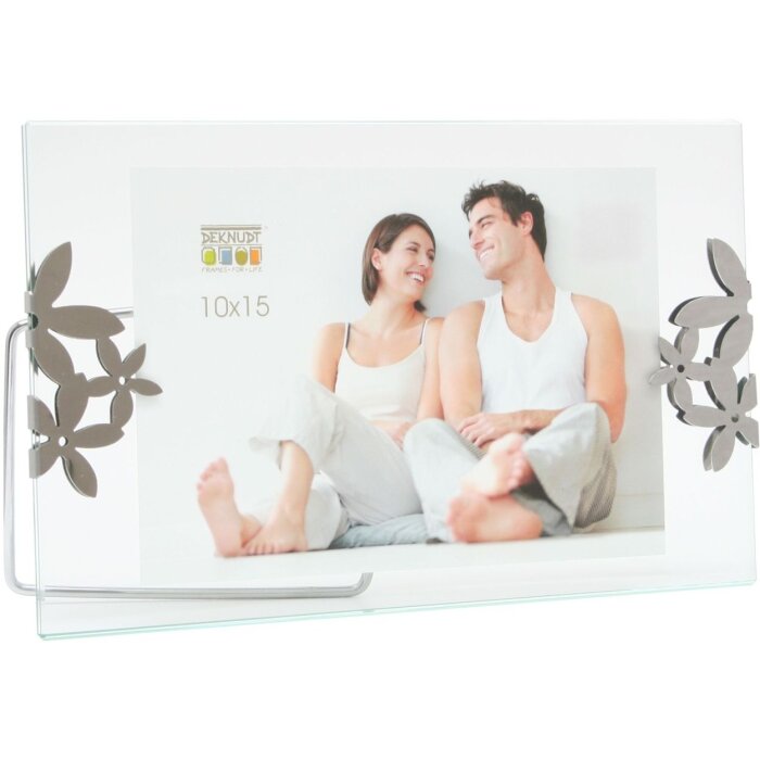 Cornice di vetro Fiori 10x20 cm S59ZE3
