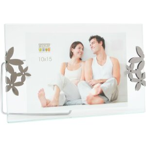 Cornice di vetro Fiori 10x20 cm S59ZE3