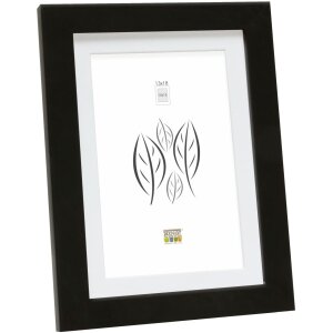 Cornice di legno S66KF2 nero 13x18 cm