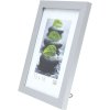 Cornice in legno MDF Deknudt S44C 40x60 cm argento